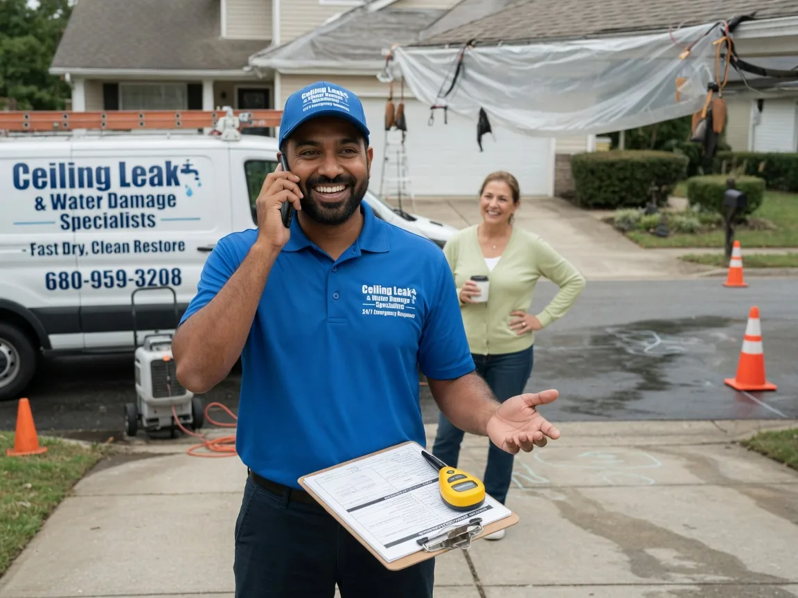 Ceiling Leak Cleanup Merkel, TX FAQs